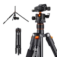 K&F Concept K234A3+BH-28L SA234 63.4 inch Camera Tripod for DSLR Camera Aluminum Tripod with 360 Deg
