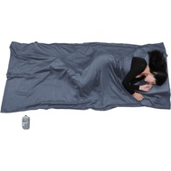 Lembaran Perjalanan Browint Silk/Cotton dengan Dua Zip, 87"x43" Beg Tidur Lebih Lebar untuk Hotel, P