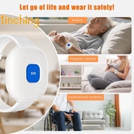 [TinCh-t] Waterproof Tuya Smart Wifi Safety SOS Bracelet Emergency Alert SOS Watch Elderly Fall Alar