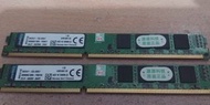 2條Kingston DDR3-1600 8GB Desktop RAM