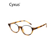 Cyxus Oval Blue Light Blocking Glasses with TR90 Frame Trendy Unisex Design for Eye Protection at Wo