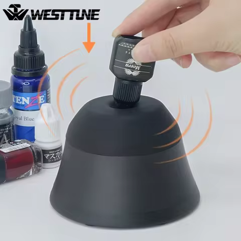 Westtune Mini Vortex Mixer 4000RPM High Speed Vortex Shaker Portable Lab Mixer with Steel Ball for T
