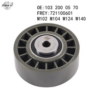 Mercedes Benz C Class W201/ E Class W124/ S Class W140 M102/M103/M104 Engine Frey Tensioner Pulley