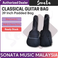 【Ready Stock】Sonata Quality 39' 39 inch Gig Bag for Classical Guitar / Classical Guitar Bag / 39" Pa