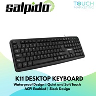 Salpido K11 Destop Keyboard with Waterproof Design and Quiet