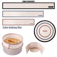ONLYGOODS Cake Baking Mat, Silicone High Temperature Resistant Cake Pan Liner, Professional Nonstick