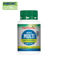 Healtheries Men's Multi One-A-Day with Probiotics 60s - By Medic Drugstore