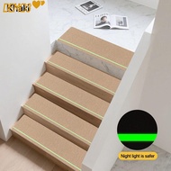 [DEMO3] 1pc Luminous Stair Treads, 8x30 Inch Non-Slip Stair Mats, Trendy Self-adhesive TPR Backing R