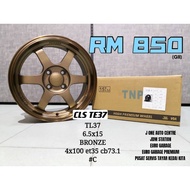 NEW RIM 15 RAYS TE37 6.5JJ axia bezza kelisa kenari viva myvi