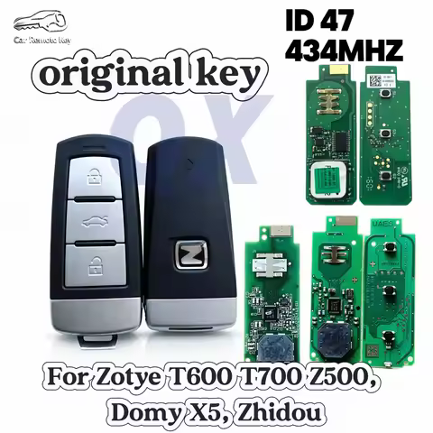 Original Smart Remote Key For Zotye T600 T700 Z500, Domy X5, Zhidou