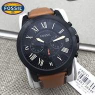 FOSSIL Watch For Men Leather Original Pawnable Waterproof Stainless Watch For Man With Box Analog