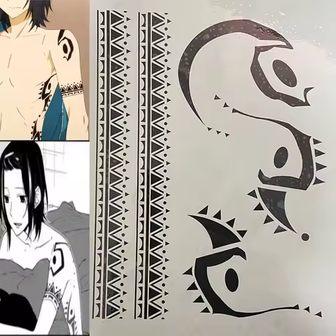 Horimiya Miyamura Izumi Cosplay Tattoo Anime Tattooing Stickers Waterproof Tattoos Costume Accessory