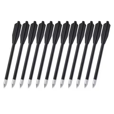 60x Crossbow Bolts Arrows 6.3" Targeting Arrow Pistol Mini Crossbow 50-80lbs BK