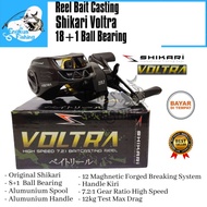 Terlaris! Reel BC BaitCasting Shikari Voltra 200L (18+1 Bearing) Hh