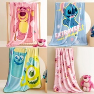 勞蘇 毛毯 毛氈 冷氣被 空調被 生日禮物 聖誕禮物 床上用品 午睡被 士多啤梨熊 toy story 日用品 實用 反斗奇兵 lotso 毛毛 大眼仔 mike 怪獸大學 怪獸公司 史迪仔 stit