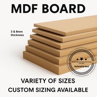 Mdf Board 3mm / 6mm & Custom Size