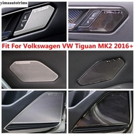 Stainless Steel Loudspeaker Cover For Volkswagen VW Tiguan MK2 2016 - 2022 Door Speaker Sound Frame 