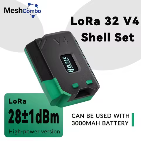 New Meshtastic Heltec V4 0.96inch OLED Solar Powered LoRa 32 Dev-Board Case With Battery GPS ESP32 W
