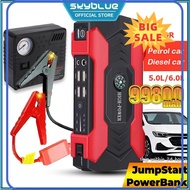 ⭐ [100% ORIGINAL] ⭐ Car Jump Starter Power Bank 99800mAh Car Jumper With Type Pump Powerbank Untuk Jump Start Bateri Kereta Emergency LED