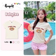 Women's Baby Tee By Loopie Club BST88 Printed Shin Pencil Boy Cool Cotton Korean Style