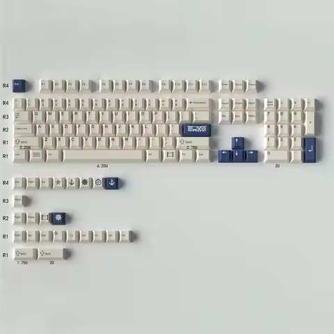 New Arrival 130/23 Keys GMK Seafarer Keycaps Cherry Profile PBT Dye-Sub KeycapFor MX Switch Mechanic