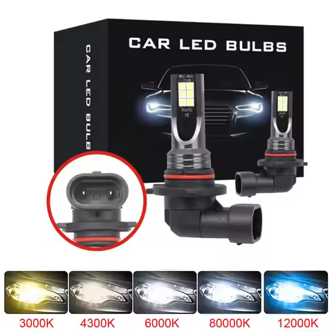 9005 HB3 LED Bulbs Super Bright H7 H1 H11 H8 H9 9006 HB4 Auto LED Car Fog Signal Turn Light Driving