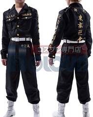 HOLOUN Tokyo Revengers Sano Manjirou MiKey คอสเพลย์อะนิเมะเครื่องแต่งกายเย็บปักถักร้อยสไตล์รองประธาน