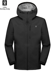 Little Donkey Andy เสื้อกันฝนผู้ชายเสื้อเดินป่ากันน้ำ Windproof Breathable Shell Coat ท่องเที่ยวตกปล