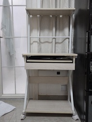 多層流動電腦桌 帶鍵盤架及輪子