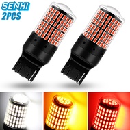 Senhi 2x 7440 7443 Bulb No Error Free T20 W21W W21/5W LED WY21W LED Bulbs Car Brake Reverse Light La