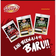 Betty's KITCHEN SAMBAL Crazy SAMBAL SEWEL SAMBAL Lazy SAMBAL CRISPY Meat