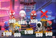 Hot Toys 🕸️ Spiderman Across the Spiderman Cosbi 盲盒公仔手辦；Bobble-Head Collection Figure 🕷️；二手 second h