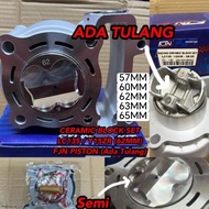 BLOCK RACING CERAMIC LC135 LC Y15 Y15ZR PISTON TULANG 57MM 60MM 62MM 63MM 65MM FJN ESR HHM ESPADA HI