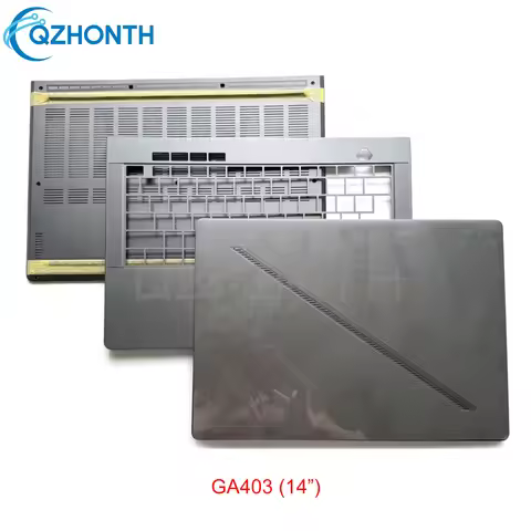 Laptop New LCD Back Cover with Hinges / Bottom Case For ASUS ROG Zephyrus G14 Air GA403 GA403U GA403