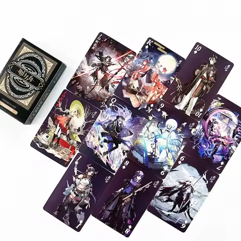 54PCS Arknights Poker Playing Cards Set - Game Characters Limited Edition Collectible Photo Cards fo