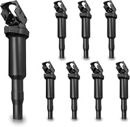 ENA Set of 8 Ignition Coil Pack Compatible with BMW 550I 650I 745I 745LI 750I Alpina B6 XDrive B7 Gr