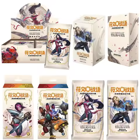 Genuine Riftbound Card Runes Battlefield Soul Forging Tempering Refill Pack Trading Game Collection 