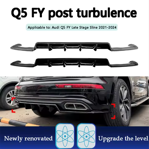 Suitable for Audi Q5 FY later Sline 2021-2024 dedicated rear lip spoiler modification accessories