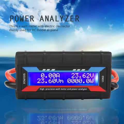 8V~60V High Precision Watt Meter Voltage Amp Meter Power Analyzer Power Analyzer RC Watt Meter RC Po