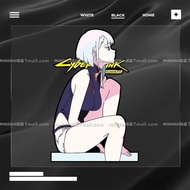 Cyberpunk Car Sticker Edgerunners Edgerunners Lucy Lucy Reflective Decorative Stickers