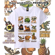 KATUN Anomaly Family 2 Daily Distro T-Shirt for Children, 30s Cotton, 1-10 Years Old