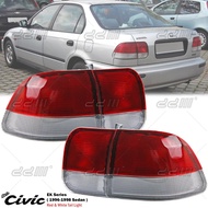 [Local Ready Stock] Honda Civic SO4 EK EK4 1996-1998 4Door Red &amp; White Rear Tail Light Tail Lamp Lampu Belakang