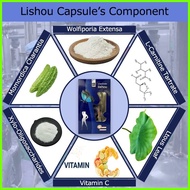 ¤  ◐ ❦ original LISHOU weightloss slimming capsule 40 capsules and kape