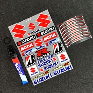 Dành Cho Xe Suzuki Xe Máy Dán Phản Quang Hayabusa Gixxer SF 250 GSX-R150 GSX S150 GSX-R1000 GSX-S100
