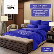 ANIQMA Bedding Set - Bed Sheet Comforter Duvet Pillow Case (7-in-1 King Queen & 5-in-1 Super Single)