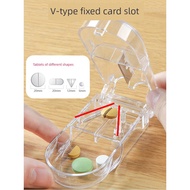 pill box medicine pill box Japanese Pill One Point Quarter Pill Cutter Divider Portable Cutter Cutti