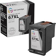 LD Remanufactured Ink Cartridge Replacement for HP 67XL 3YM57AN High Yield (Black)