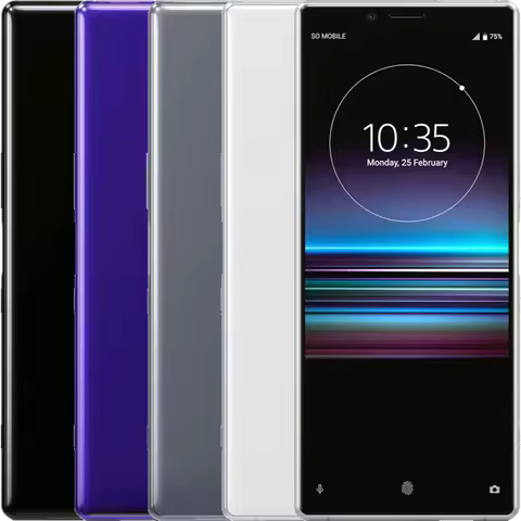 Sony Xperia 1 J8110 J9110 Unlocked 64G/128GB ROM 6GB RAM XZ4 6.5" Snapdragon 855 SONY HD Camera Fing