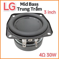 Củ loa Trung Trầm LG 3inch 4Ω 30W Mid Bass DIY -