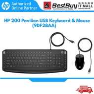 HP Pavilion 200 USB Keyboard And Mouse Set 9DF28AA